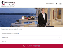 Tablet Screenshot of lakeconroefineliving.com